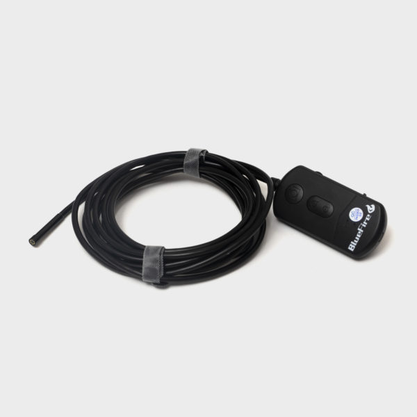 WiFi endoscope with zoom, light, camera and 3,5 meter water resistant monitoring cable that you can attach to the Seaboost Powerbrush shaft to check condition of the boat bottom.